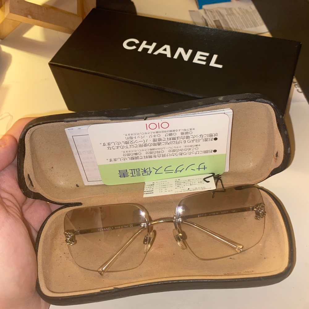 RARE Chanel Rimless Sunglasses in 4017-D!